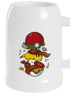 Pokémon burger söröskorsó White