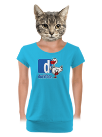 női póló elasztikus alsó szegéllyel