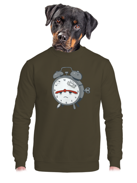 Ébresztőóra unisex crewneck Urban Khaki