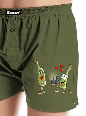 A bor szeretete férfi alsó nadrág Khaki