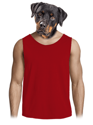 Nyomtatás nélkül férfi trikó Red