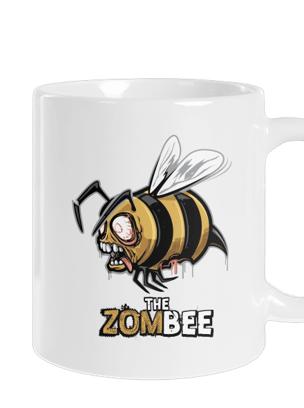 ZomBee - sárga hagyományos bögre White