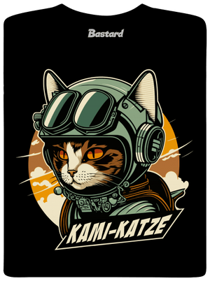 Kami-Katze férfi póló Black