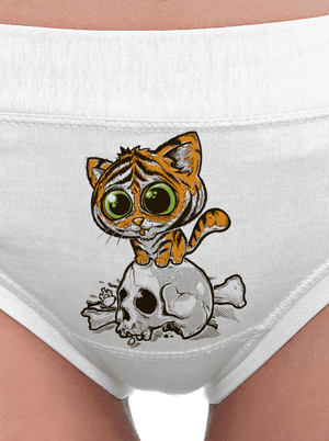 Tigriskölyök női bugyik White