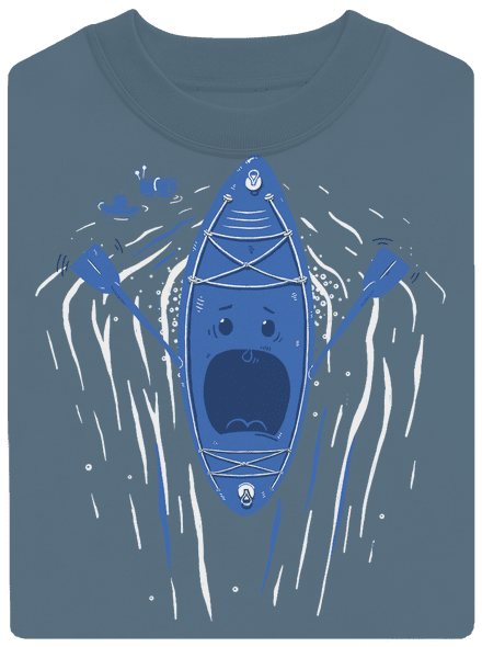 Ahhhh! unisex crewneck Nordic Blue