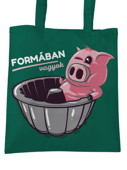 Formában táska Bottle Green