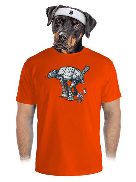 AT-AT férfi sportpóló Neon Orange