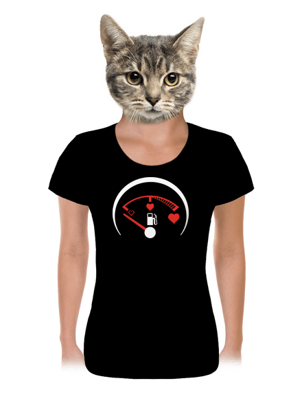 Tele kérem női póló Black