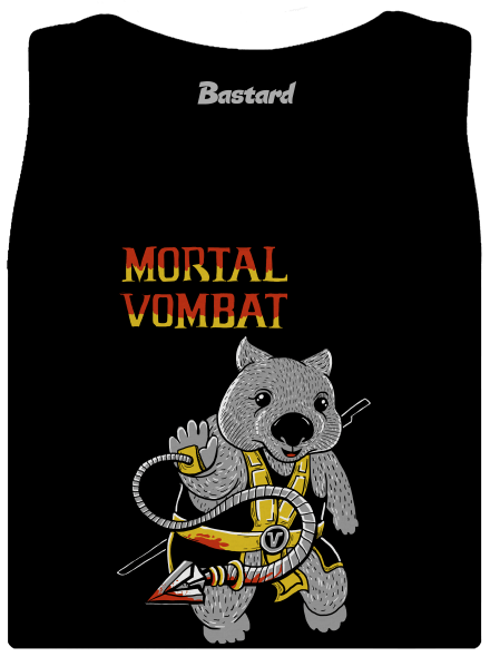 Mortal Vombat klasszikus női trikó Black