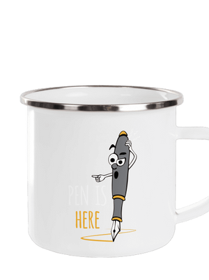 Pen is here pléhbögre White