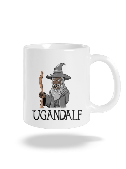 Ugandalf hagyományos bögre White