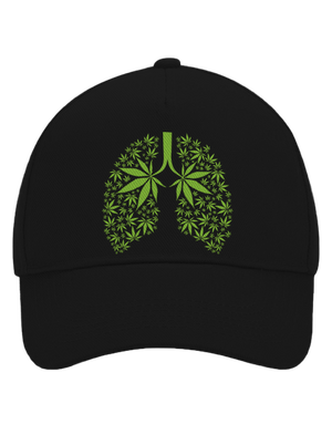 Gandzsa tüdő baseballsapka Black