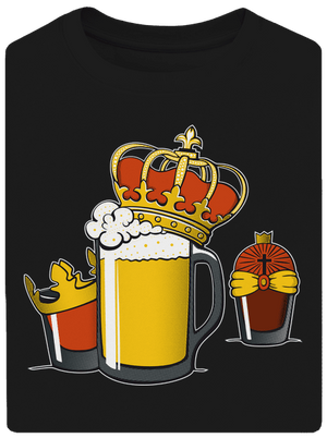 Három Királyok unisex túlméretezett póló Black