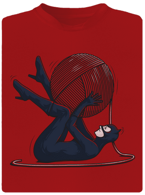 Catwoman férfi sportpóló Red Mal