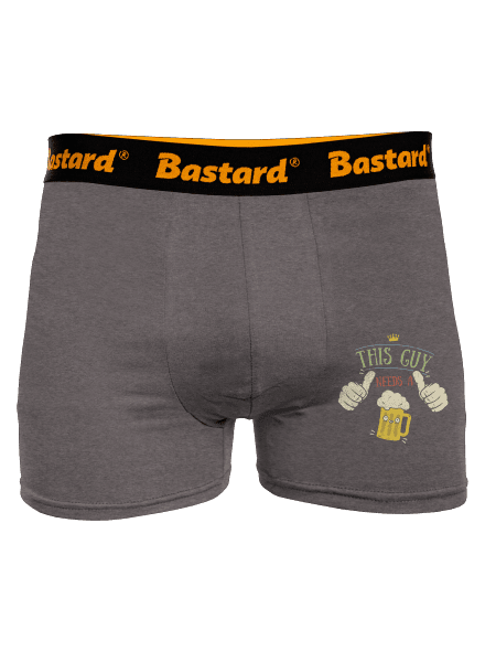 This guy needs a beer boxeralsó Gray Melange