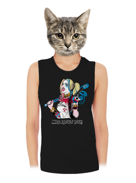 Joker és Harley női bővített trikó Black