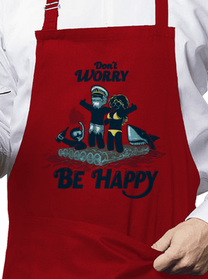 Don't worry kötény Red