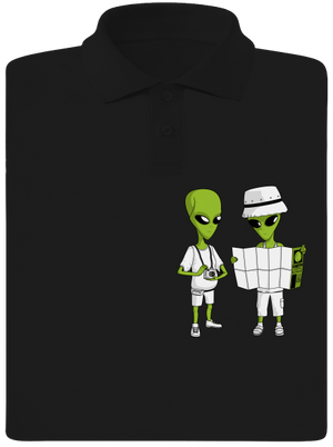 Idegenek férfi pólóingek Black