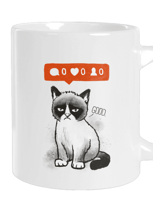 Grumpy nagy bögre White