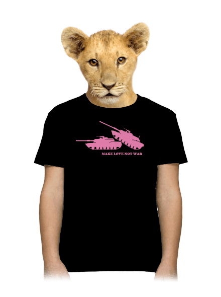 Tankok gyerek póló Black