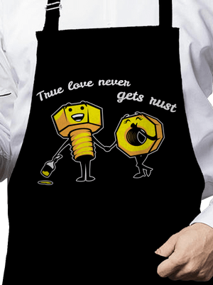 True love kötény Black