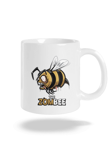 ZomBee - sárga hagyományos bögre White