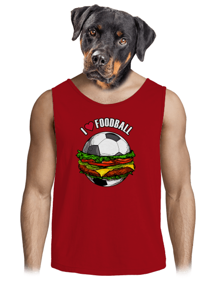 Foodball férfi trikó Red