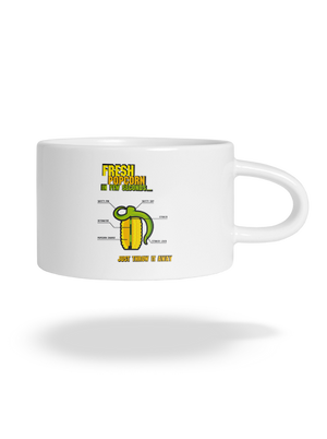 Popcorn grenade macaron bögre White