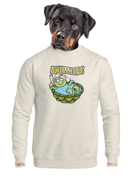 Shellness unisex crewneck Off White