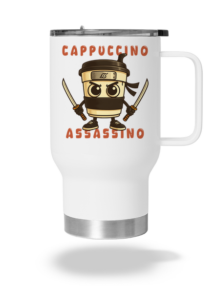 Cappuccino Assasino – Italian Brainrot termosz bögre White