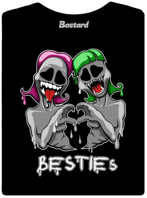 Besties prémium női póló Black
