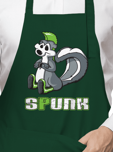 Spunk kötény Bottle Green