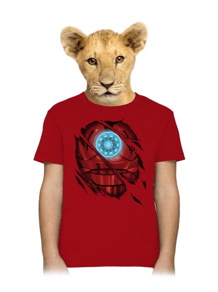 Ironman gyerek póló Red