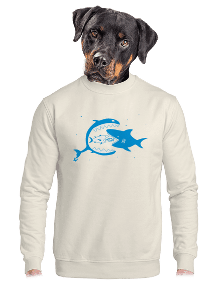 Halak unisex crewneck Off White