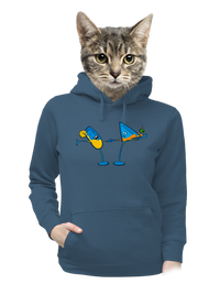 női kenguruzsebes pulóver