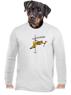  férfi hosszú ujjú póló White