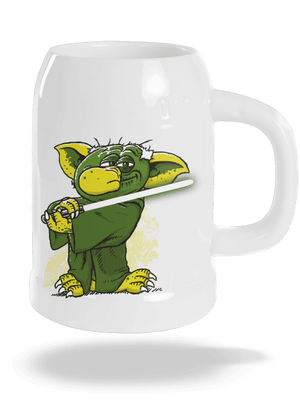 Yoda a nádasban söröskorsó White