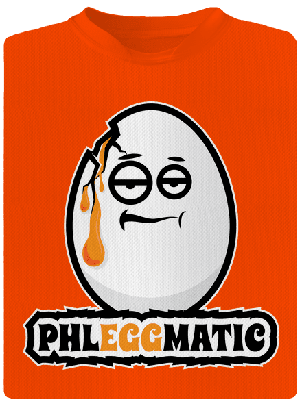 Phleggmatic férfi sportpóló Neon Orange