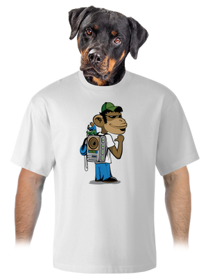 unisex túlméretezett póló