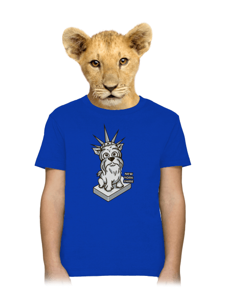New Yorkshire gyerek póló Royal Blue
