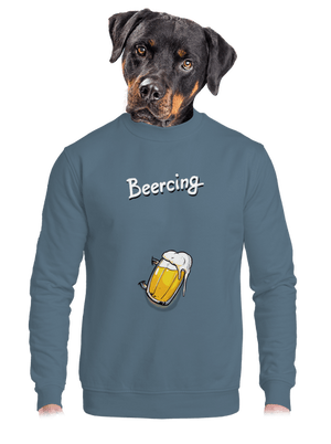 Beercing unisex crewneck Nordic Blue