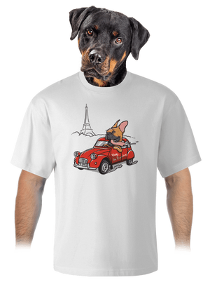 unisex túlméretezett póló