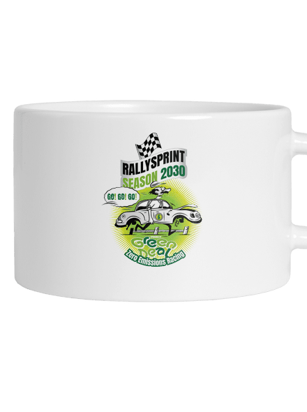 Rallysprint 2030 macaron bögre White