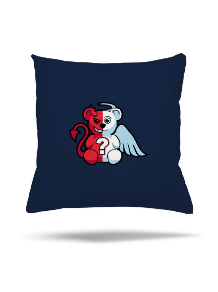 Angyal vagy ördög párna Dark Navy