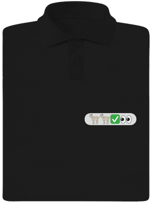 Emoji férfi pólóingek Black