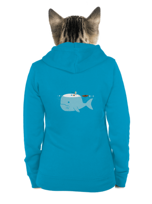  cipzáras női pulóver Blue Atol