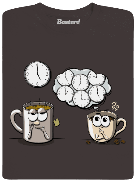 Tea ötkor férfi hosszú ujjú póló Bear Brown