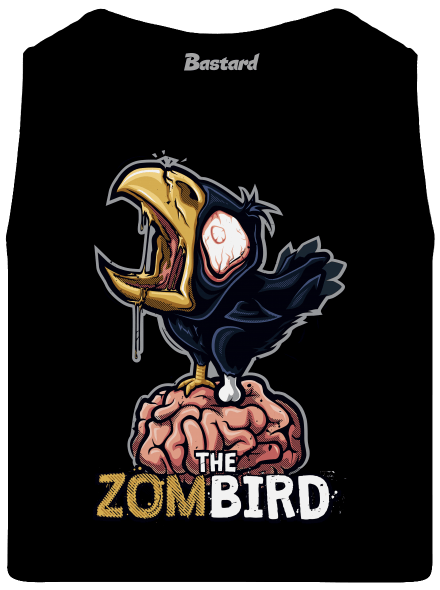 Zombird férfi trikó Black