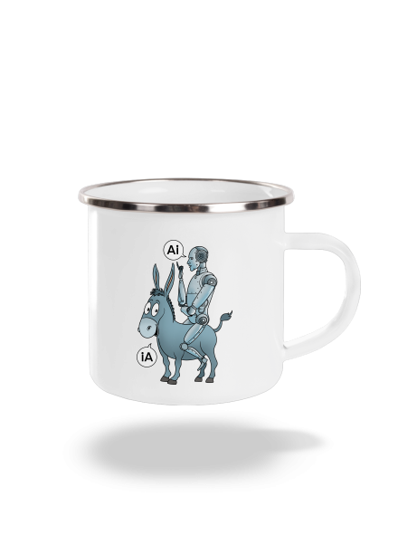 Szamár és AI pléhbögre White