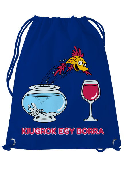 Kiugrok egy borra hátizsák Royal Blue Mal